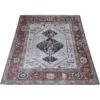 Vloerkleed Karaca Antraciet/Brown 09 - 200 x 290 cm