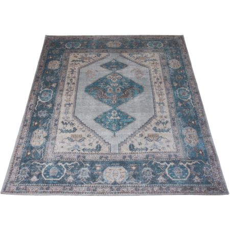 Vloerkleed Karaca Blue 03 - 160 x 230 cm