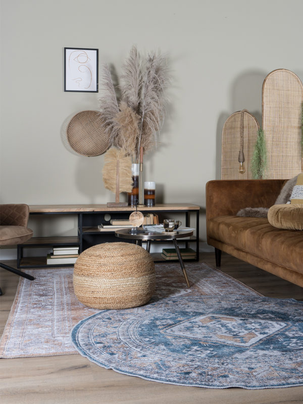 Vloerkleed Laria Blue 4 Rond - ø120 cm - Afbeelding 2