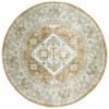Vloerkleed Laria Brown 5 Rond - ø200 cm