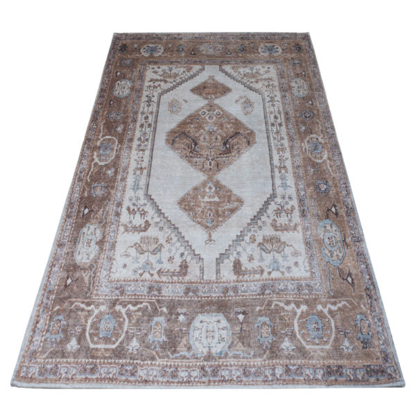 Vloerkleed Karaca Brown 08 - 70 x 140 cm - Afbeelding 5