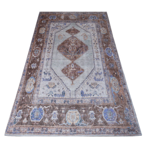 Vloerkleed Karaca Purple/Brown 07 - 70 x 140 cm - Afbeelding 5