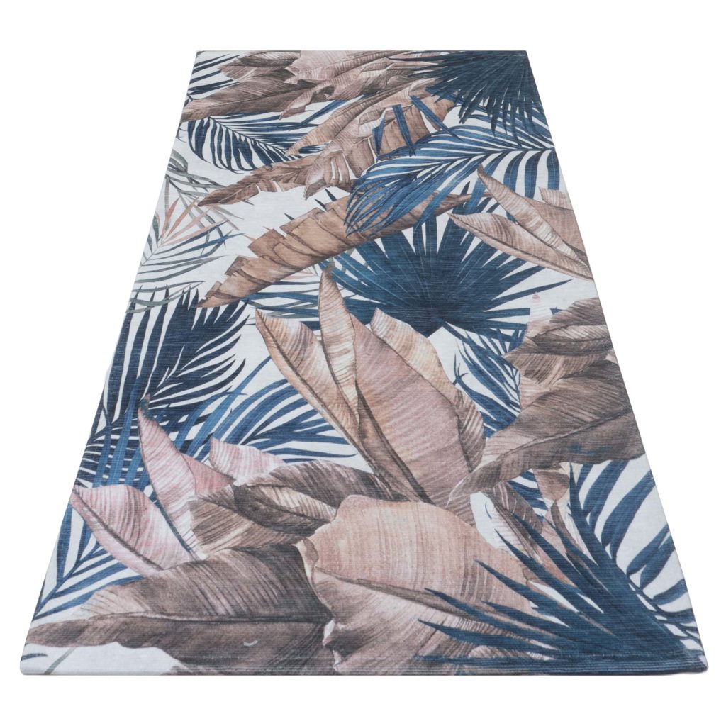 Vloerkleed Palm Blue 70 x 140 cm - Afbeelding 4