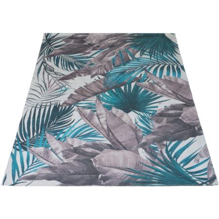 Vloerkleed Palm Green 70 x 140 cm