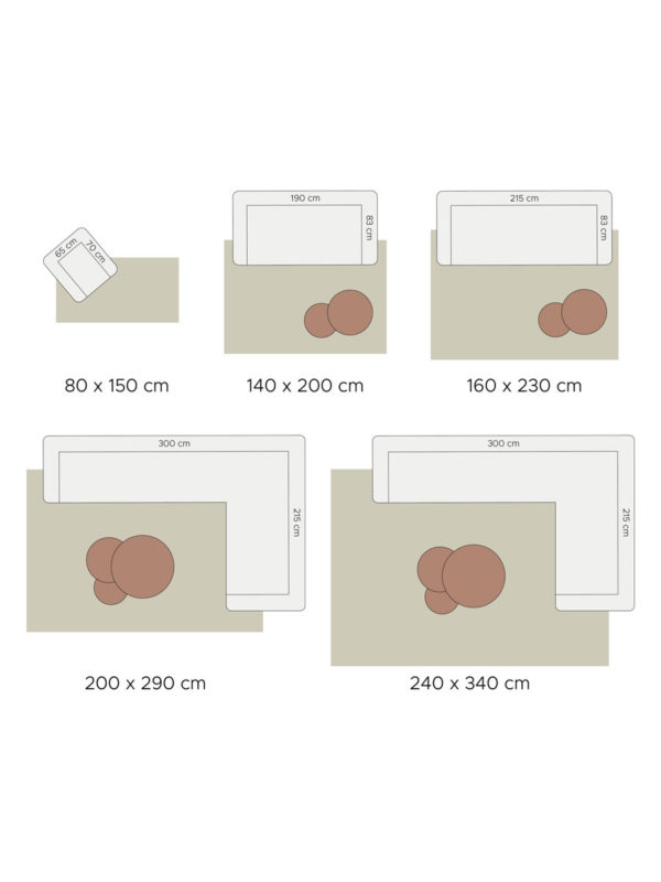 Vloerkleed Pebbel 815 - 160 x 230 cm - Afbeelding 4