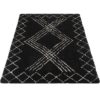 Vloerkleed Jim Black 160 x 230 cm