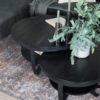 Salontafel Cilamon - 70 cm - Zwart blad - Zwart onderstel - Afbeelding 4