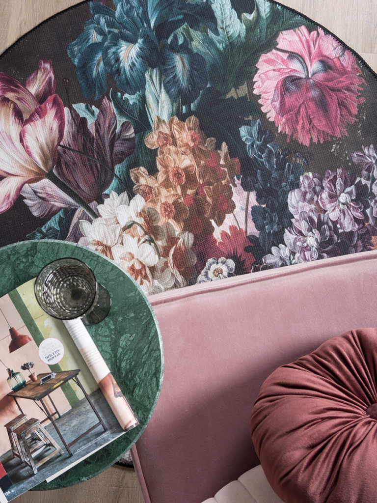 Vloerkleed Flores Rond ø120 cm - Afbeelding 4