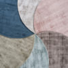 Karpet Viscose Rond Pink ø200 cm - Afbeelding 3