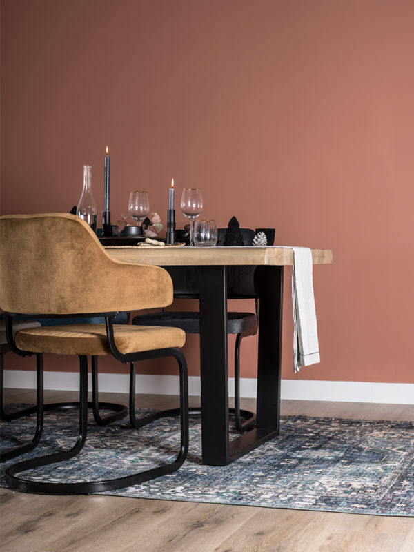 Vloerkleed Nora Petrol 160 x 230 cm - Afbeelding 2
