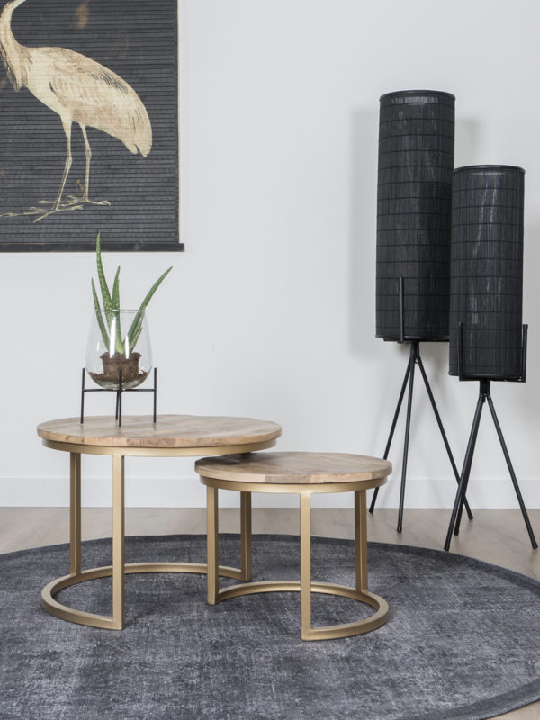 Salontafel Bart Goud - Set van 3 - Afbeelding 5