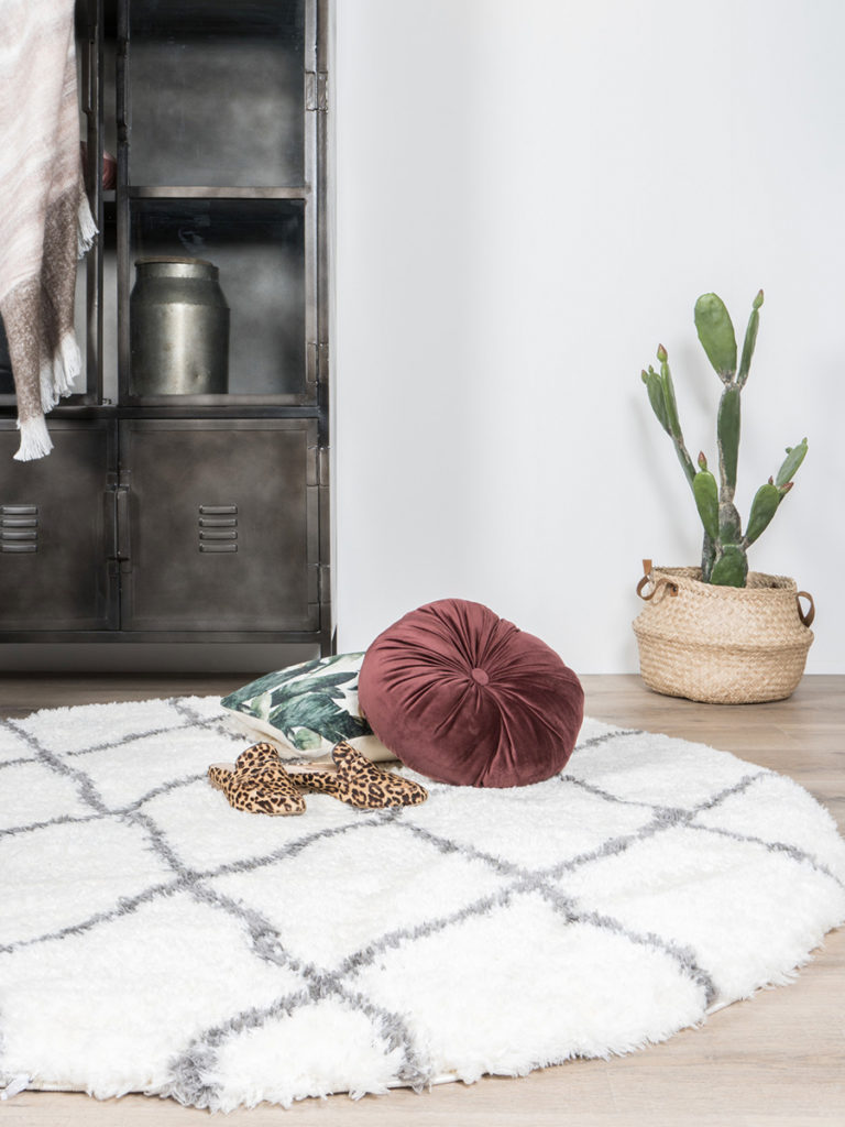 Vloerkleed Jeffie Cream Rond ø200 cm - Afbeelding 2