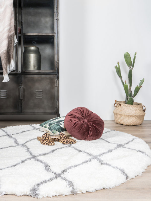 Vloerkleed Jeffie Cream Rond ø80 cm - Afbeelding 2