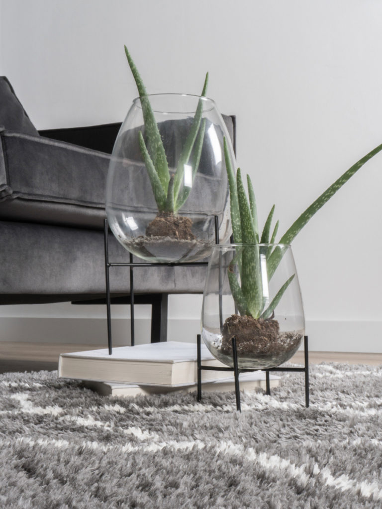 Vloerkleed Jeffie Grey Rond ø80 cm - Afbeelding 3