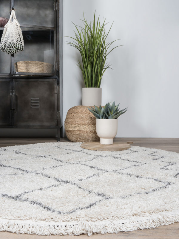 Vloerkleed Marrakesh Cream Rond ø80 cm - Afbeelding 2