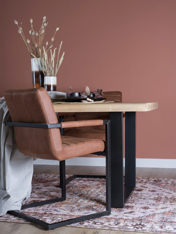 Vloerkleed Nora Bruin 160 x 230 cm - Afbeelding 2