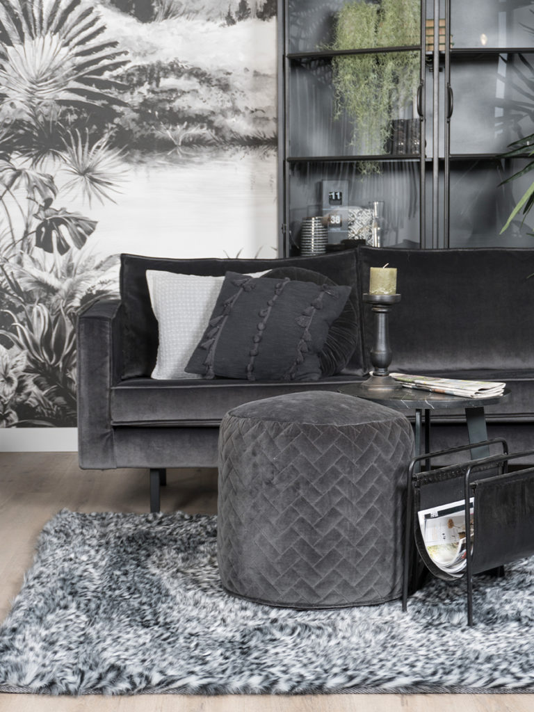 Vloerkleed Safari Grey 160 x 230 cm - Afbeelding 2