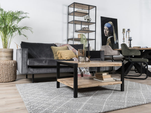 Vloerkleed Tess Grey 160 x 230 cm - Afbeelding 4