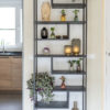 Vakkenkast Huub Zwart Mangohout 210 x 80 cm - Roomdivider - Afbeelding 2