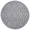 Vloerkleed Pattern Rond Grijs ø200 cm