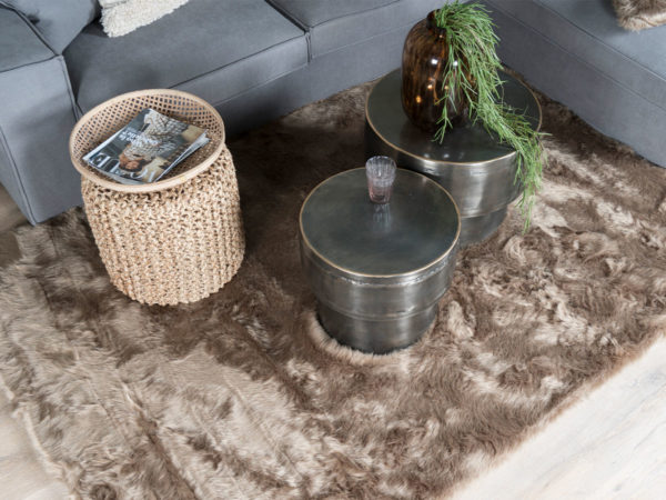 Vloerkleed Donsie Brown 160 x 230 cm - Afbeelding 4