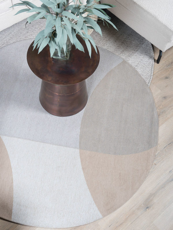 Vloerkleed Eli Beige ø200 cm - Afbeelding 2