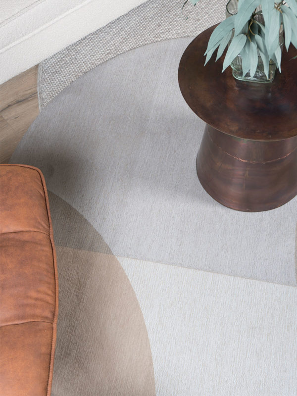 Vloerkleed Eli Beige ø200 cm - Afbeelding 3