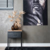 Vloerkleed Gentle Black 90 - 80 x 300 cm - Afbeelding 2