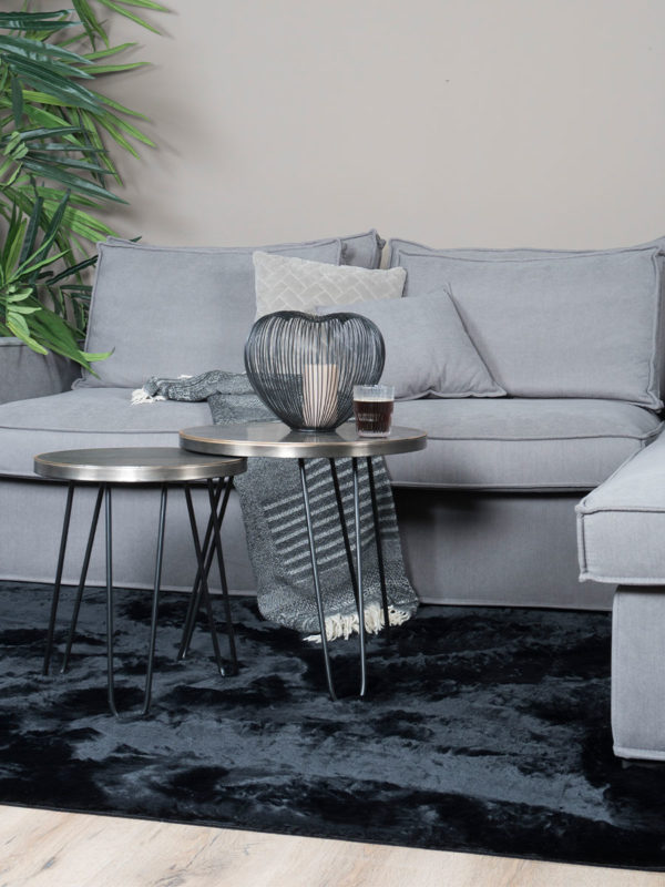 Vloerkleed Gentle Black 90 - 160 x 230 cm - Afbeelding 3