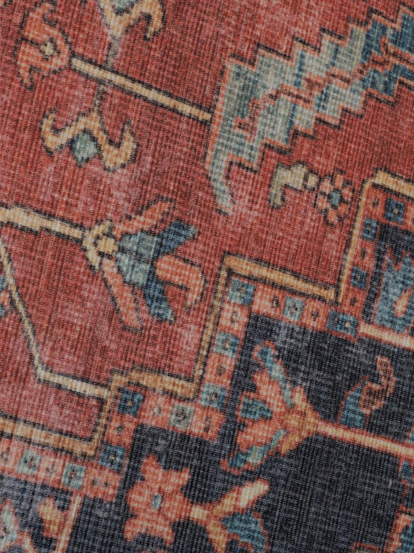 Vloerkleed Heris Red 01 - 160 x 230 cm - Afbeelding 2