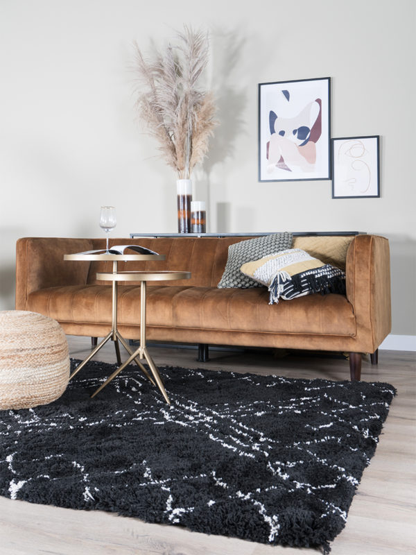 Vloerkleed Jim Black 160 x 230 cm - Afbeelding 5