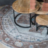 Vloerkleed Karaca Blue/Brown 06 Rond ø120 cm - Afbeelding 3