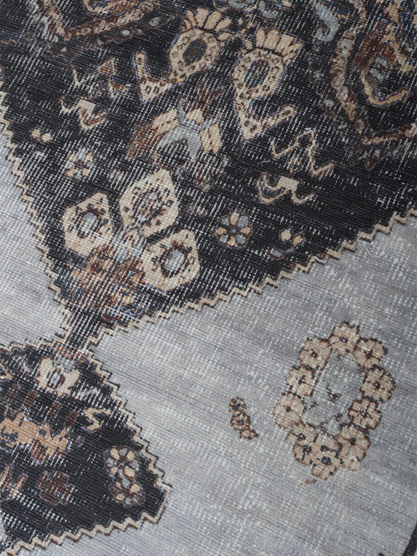 Vloerkleed Karaca Antraciet/Brown 09 - 160 x 230 cm - Afbeelding 2