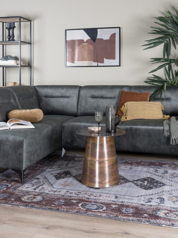 Vloerkleed Karaca Antraciet/Brown 09 - 160 x 230 cm - Afbeelding 5