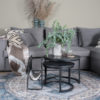 Vloerkleed Karaca Blue 03 Rond ø160 cm - Afbeelding 4