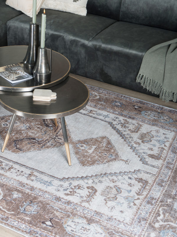Vloerkleed Karaca Brown 08 - 160 x 230 cm - Afbeelding 4