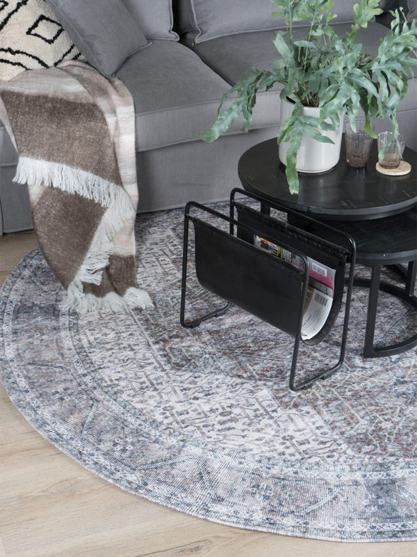 Vloerkleed Kordi Rond ø200 cm - Afbeelding 5
