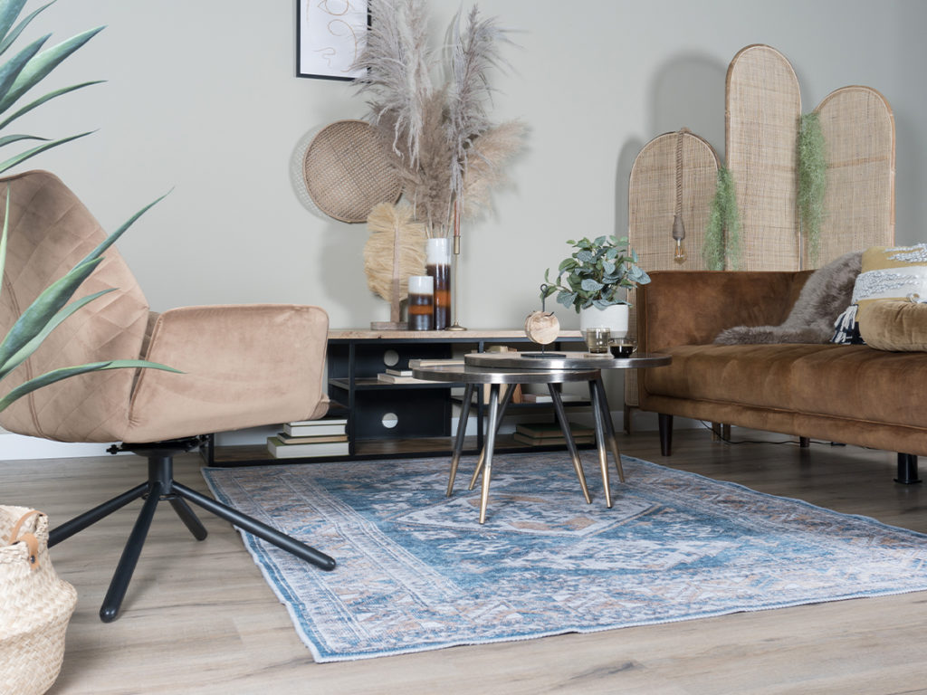 Vloerkleed Laria Blue 4 - 200 x 290 cm - Afbeelding 4