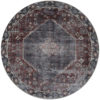 Vloerkleed Madel Rond Rood/Blauw ø200 cm