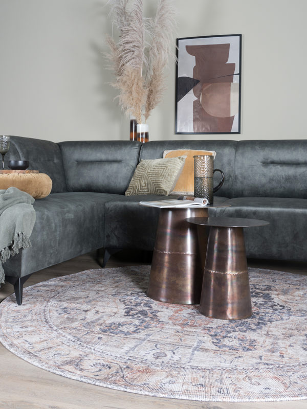 Vloerkleed Mahal Beige 00 Rond ø200 cm - Afbeelding 3