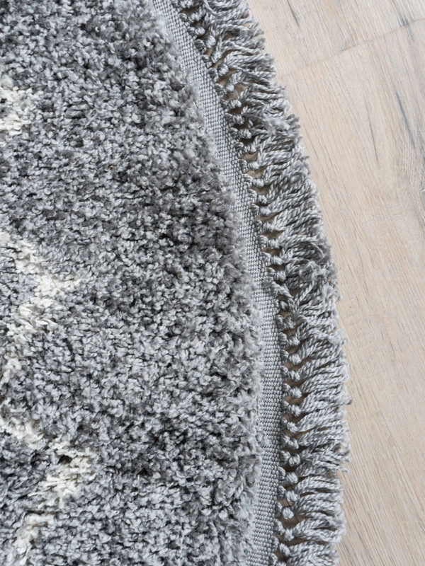 Vloerkleed New Rabat Grey Rond ø120 cm - Afbeelding 2