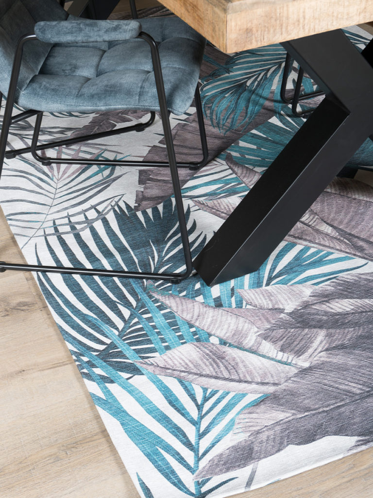 Vloerkleed Palm Green 160 x 230 cm - Afbeelding 4