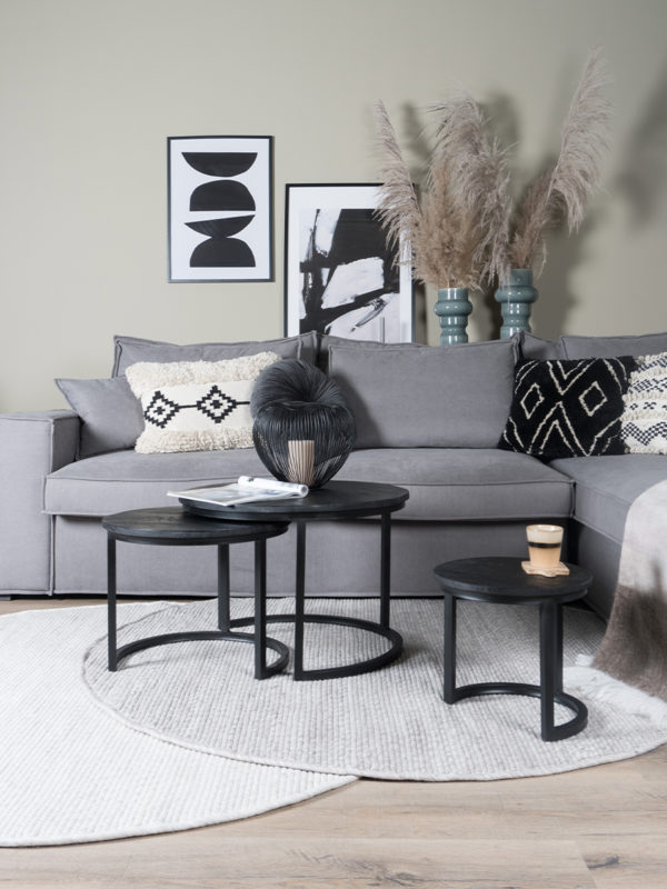 Vloerkleed Pebbel 815 - Rond ø120 cm - Afbeelding 3