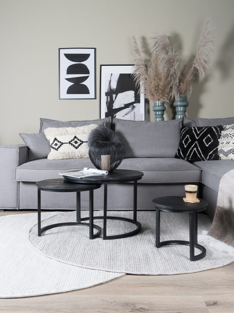 Vloerkleed Pebbel 815 - Rond ø120 cm - Afbeelding 3