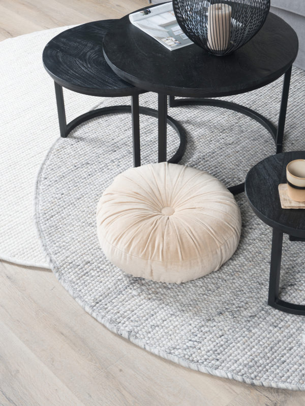 Vloerkleed Pebbel 815 - Rond ø120 cm - Afbeelding 4