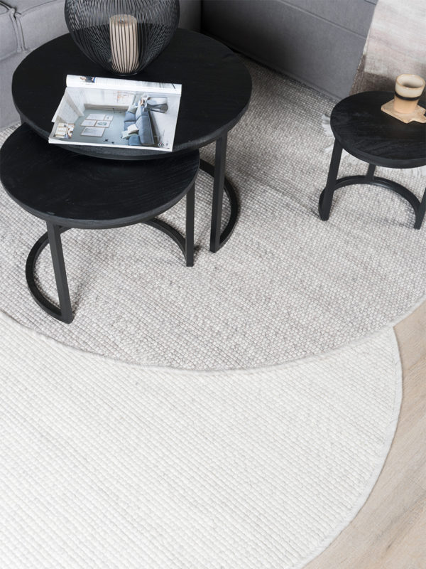 Vloerkleed Pebbel 815 - Rond ø120 cm - Afbeelding 5