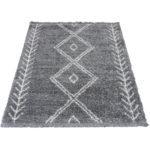 Vloerkleed New Rabat Grey 160 x 230 cm