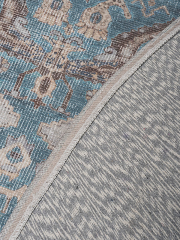 Vloerkleed Karaca Blue 03 Rond ø160 cm - Afbeelding 2