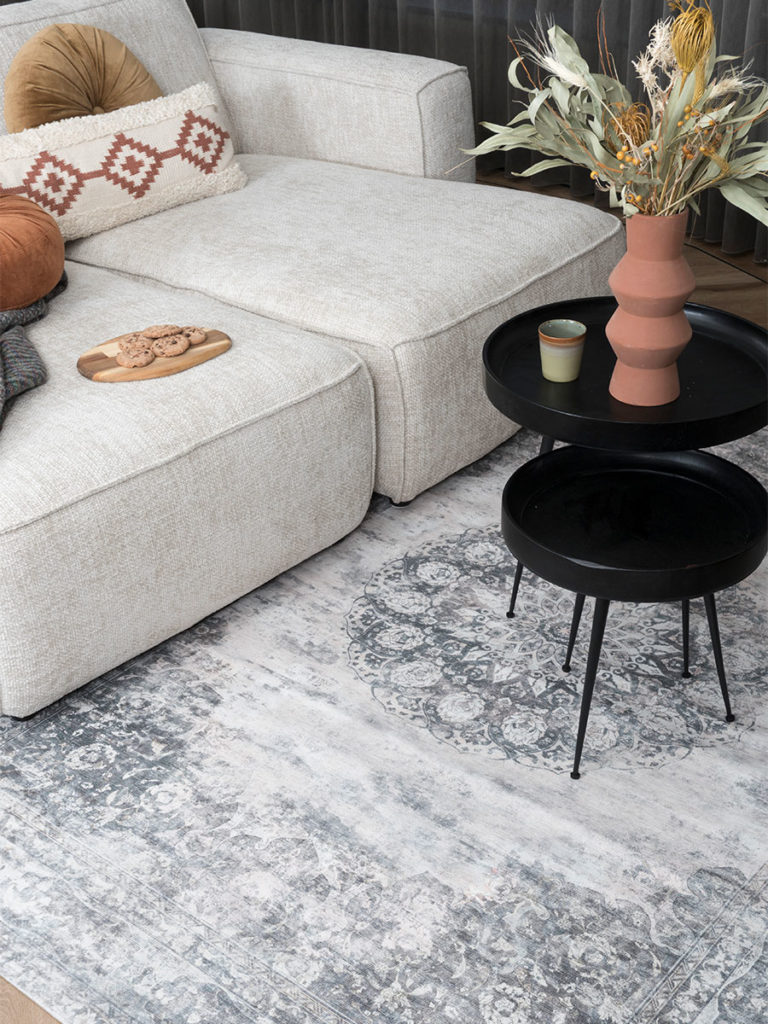 Salontafel Sarno Zwart 40 x 40 cm - Afbeelding 4