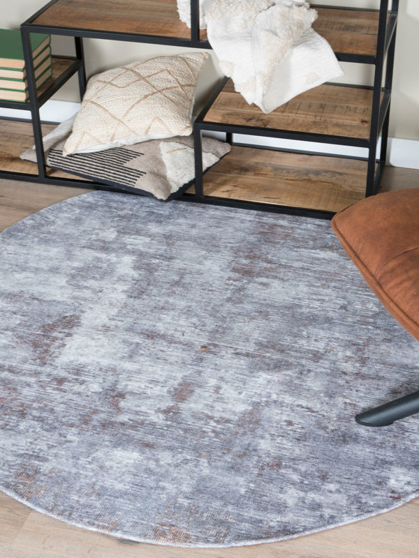 Vloerkleed Yara Brown ø200 cm - Afbeelding 2